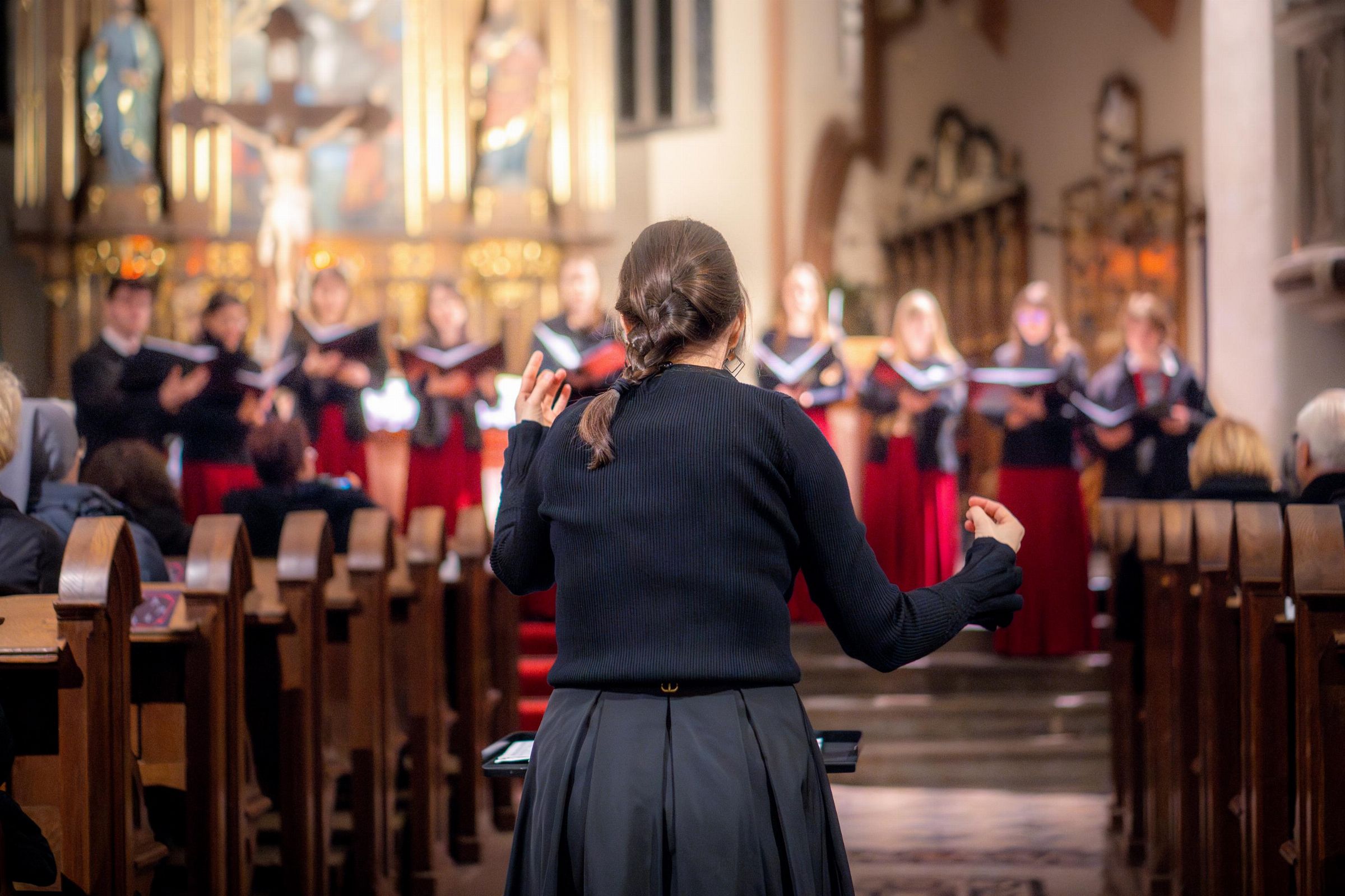 Adventni koncert APZ Tone Tomšič Univerze v Ljubljani, marec 2025, Novo Mesto